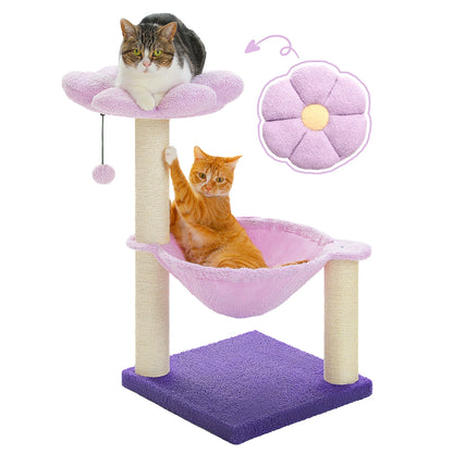 Flower Cat Tree with Sisal Scratching Post