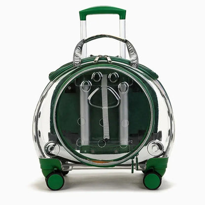 Clear Ventilation Pet Trolley Case