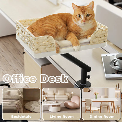 Adjustable 360° Cat Bed Stand