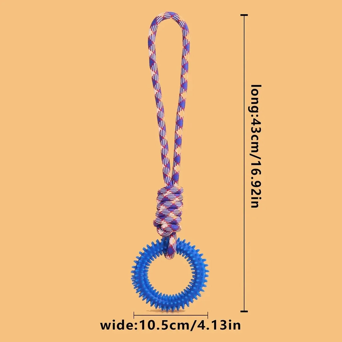 Colorful Chew Resistant Nylon Rope Toy