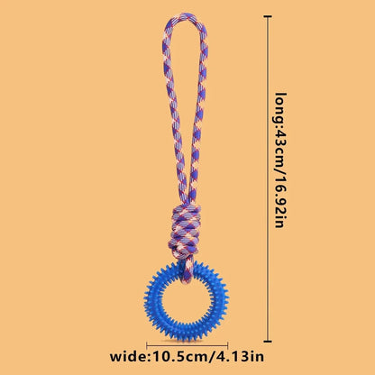 Colorful Chew Resistant Nylon Rope Toy
