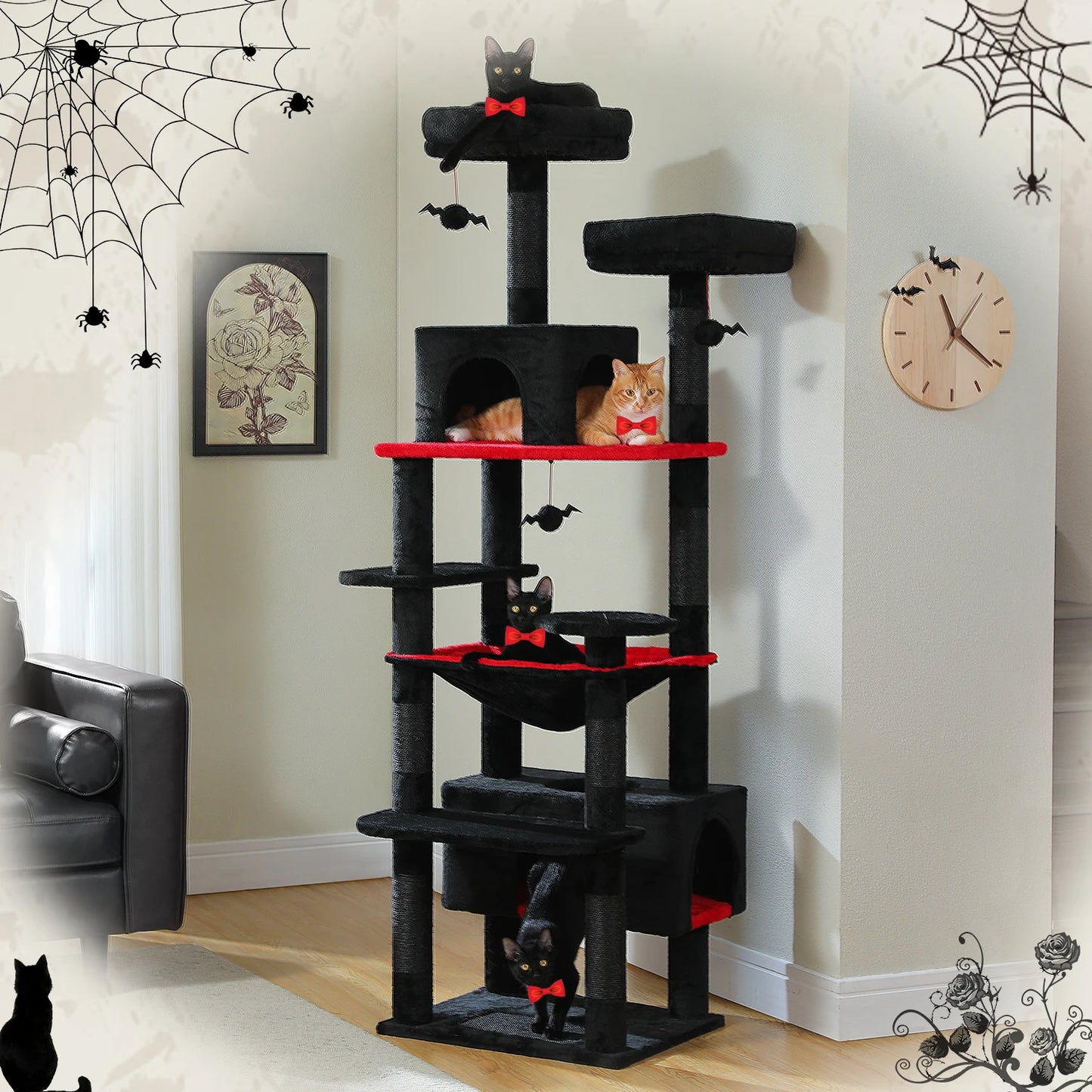 Large Indoor Tree and Tower w/Scratching Post