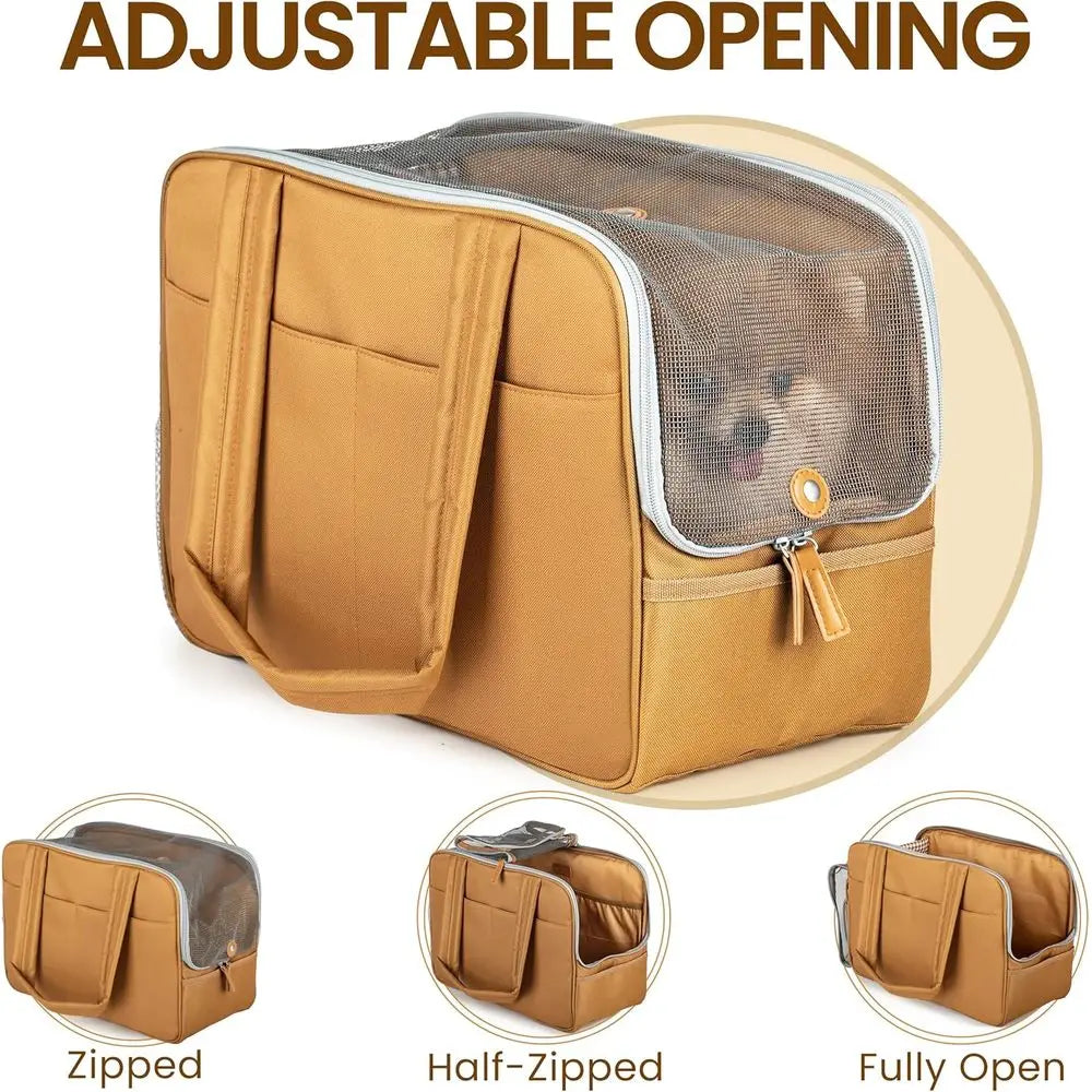 Small Dog Purse Carrier w/Cotton Padded Interior