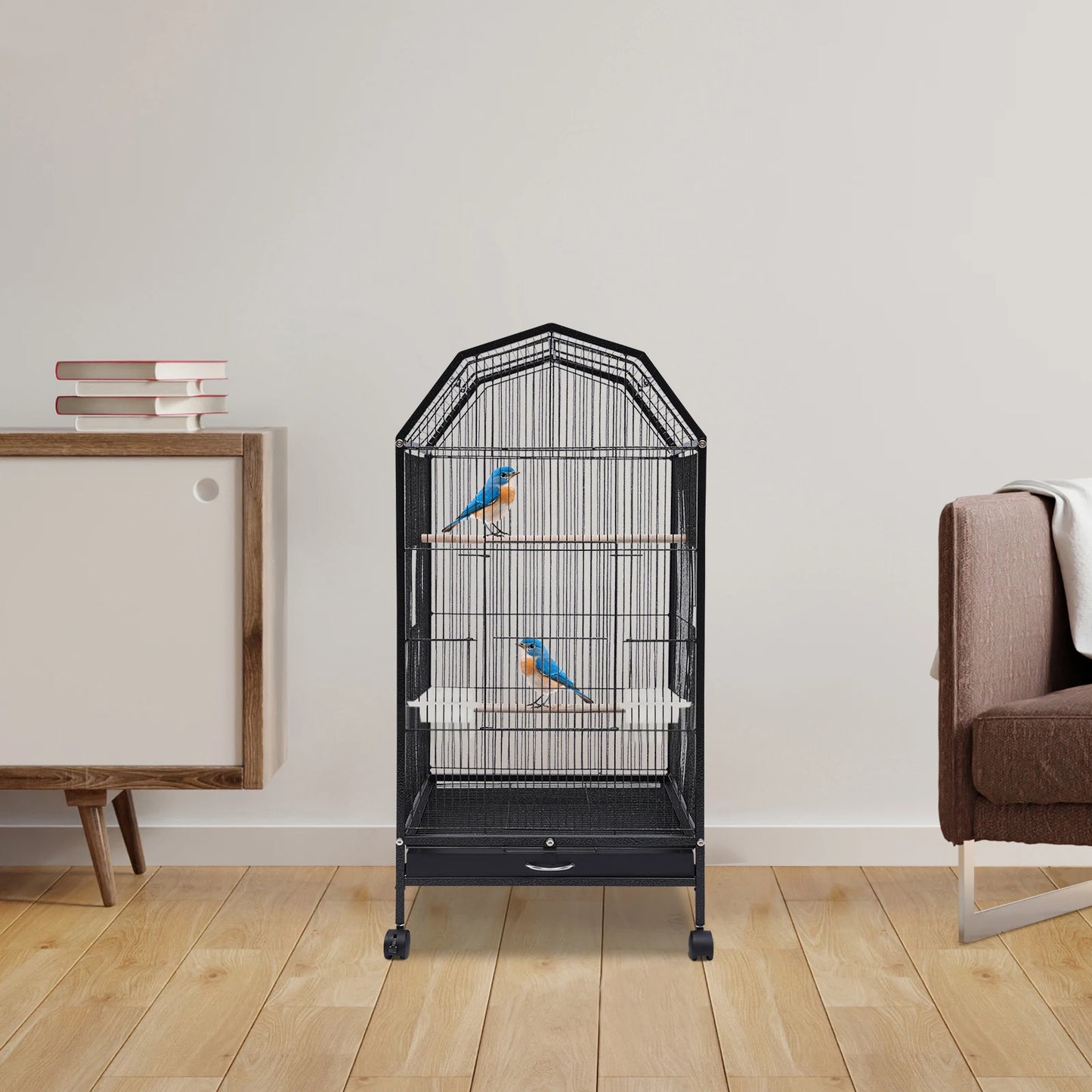 18x18x40 Inch Metal Bird Cage