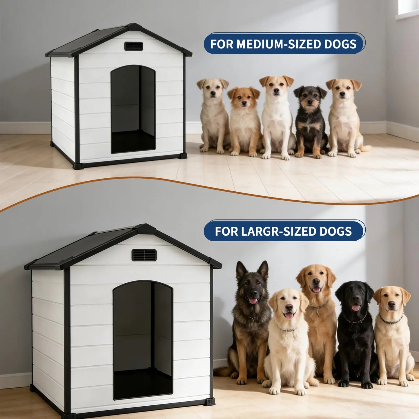 Waterproof, Insulated Outdoor Dog House