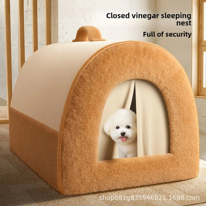 Enclosed Dog House