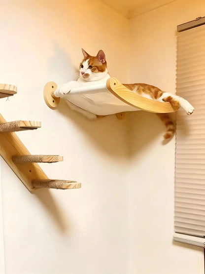 39.4In Wall-Mounted Cat Roped Bridge