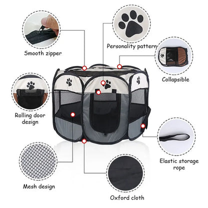 Lightweight Portable Folding Pet Tent