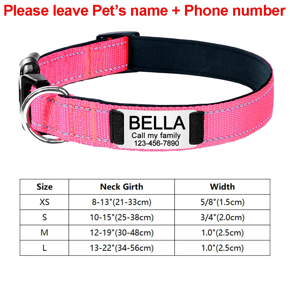Adjustable Reflective Dog Collar