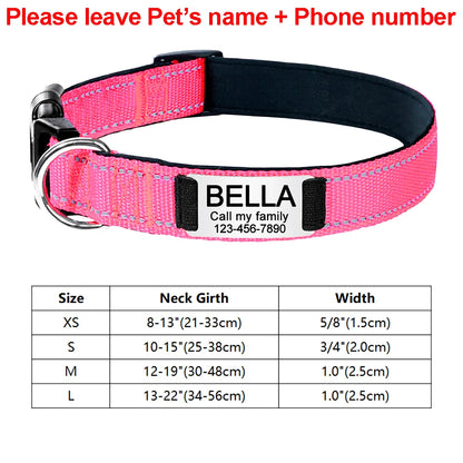 Adjustable Reflective Dog Collar