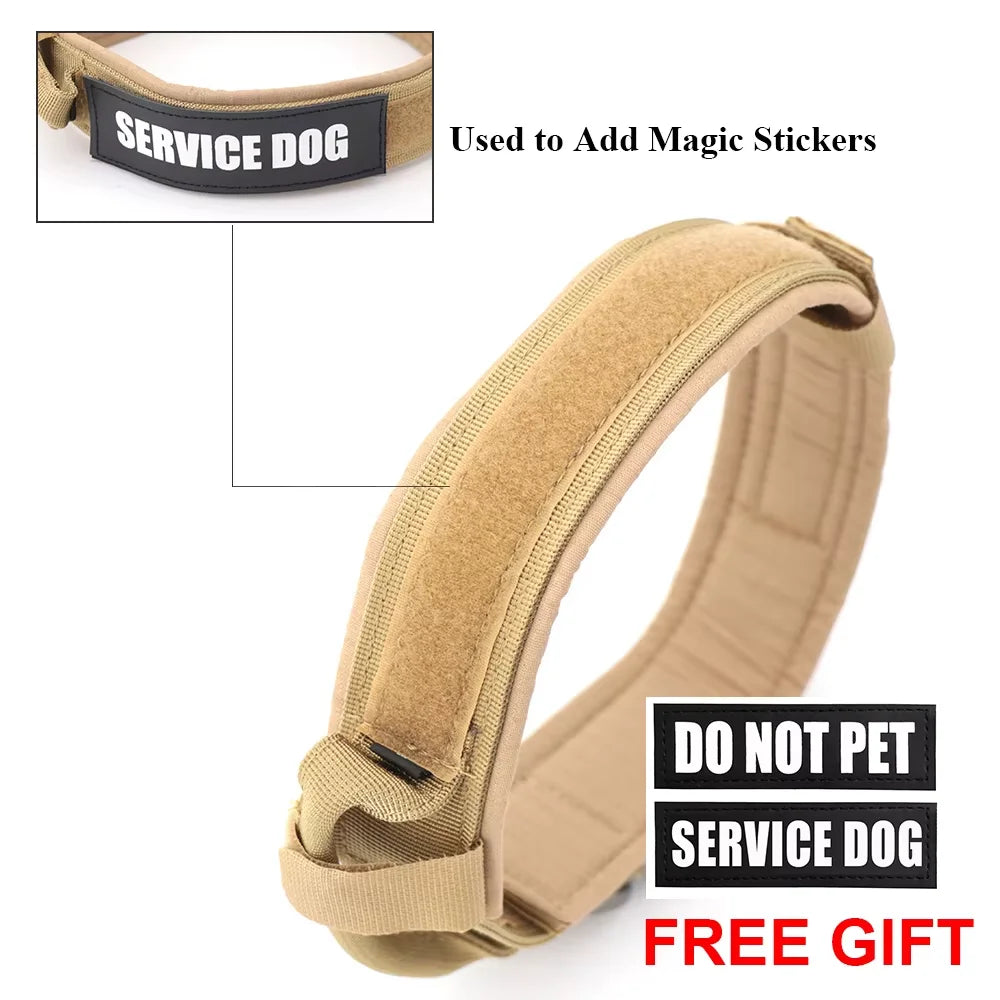 Adjustable, Tactical Dog Training Collar & Leash Set