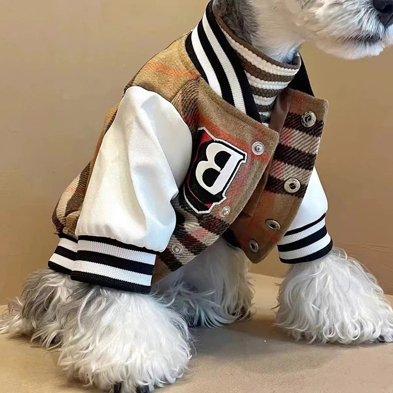 New Thick, Warm, Soft, Plaid Fashion Coat