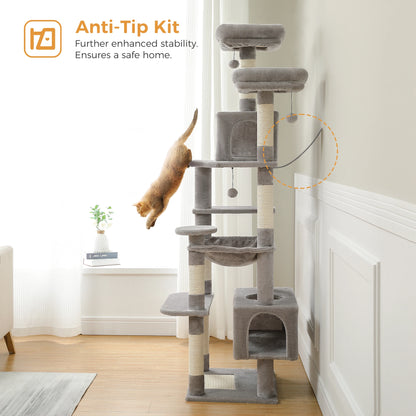 Large Indoor Tree and Tower w/Scratching Post