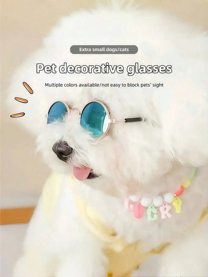 Mini Round Sunglasses w/Anti-Slip Strap
