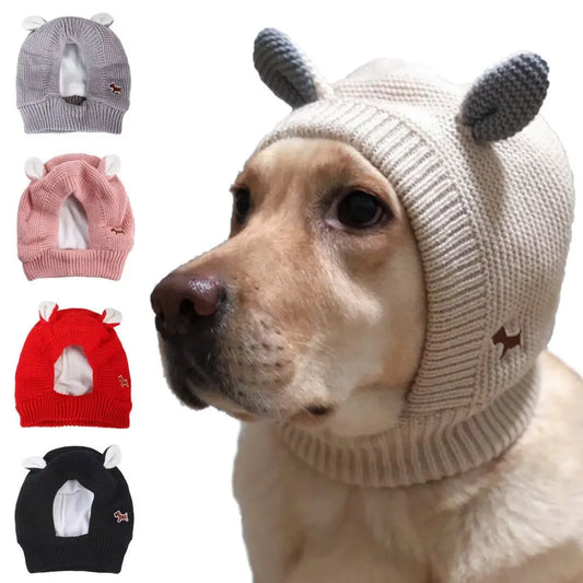 Quiet Knitted Hat Earmuffs