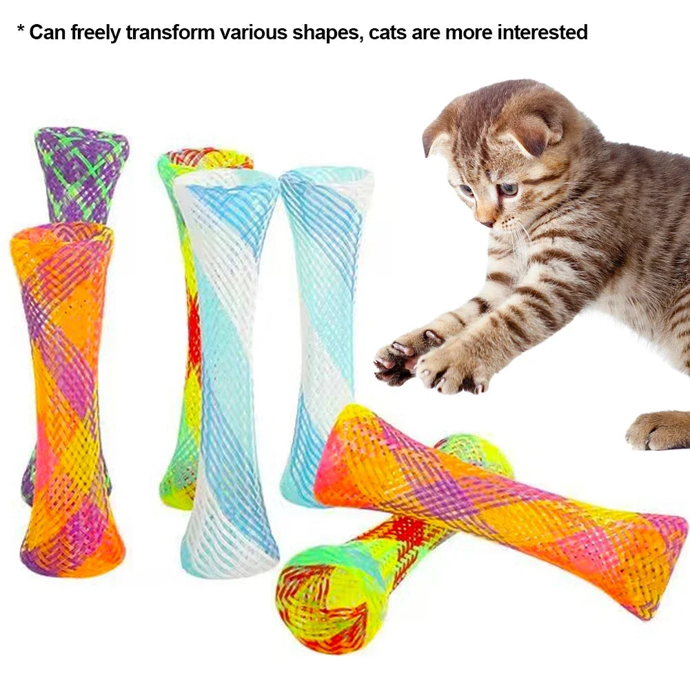 10Pcs Kitten Bouncing Jumping Catching Toy