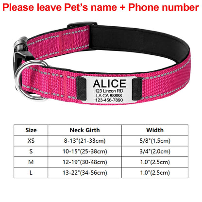 Adjustable Reflective Dog Collar