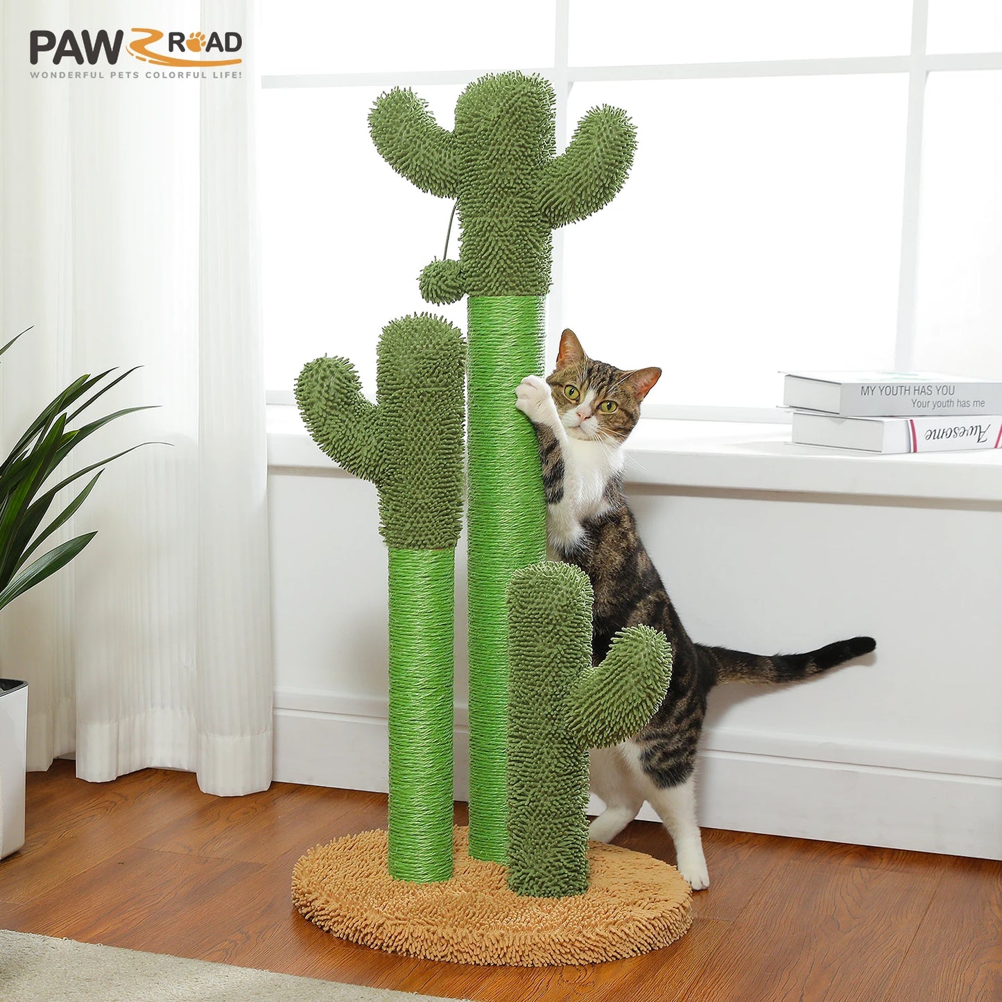 Cactus Cat Tree with Large Hammock
