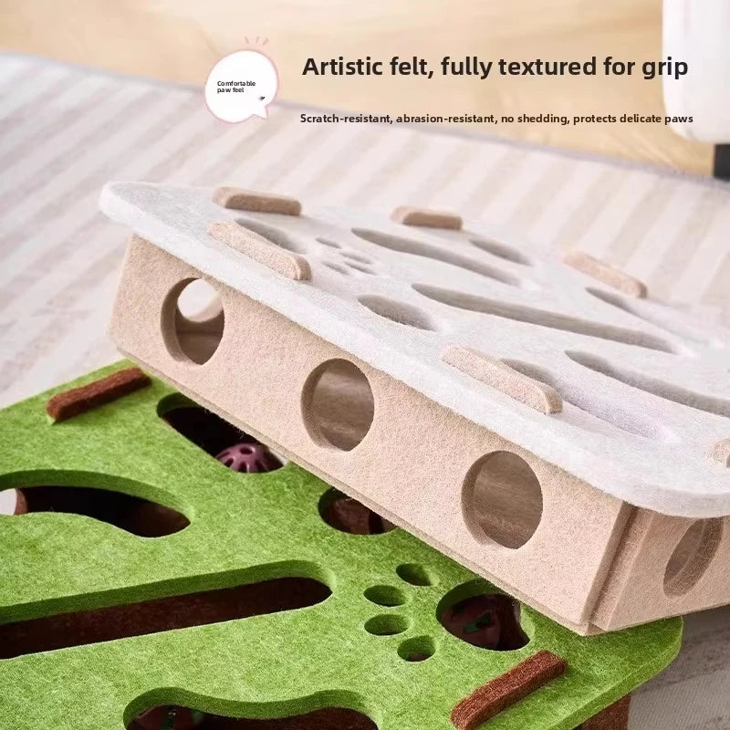 Felt Puzzle Toy Box