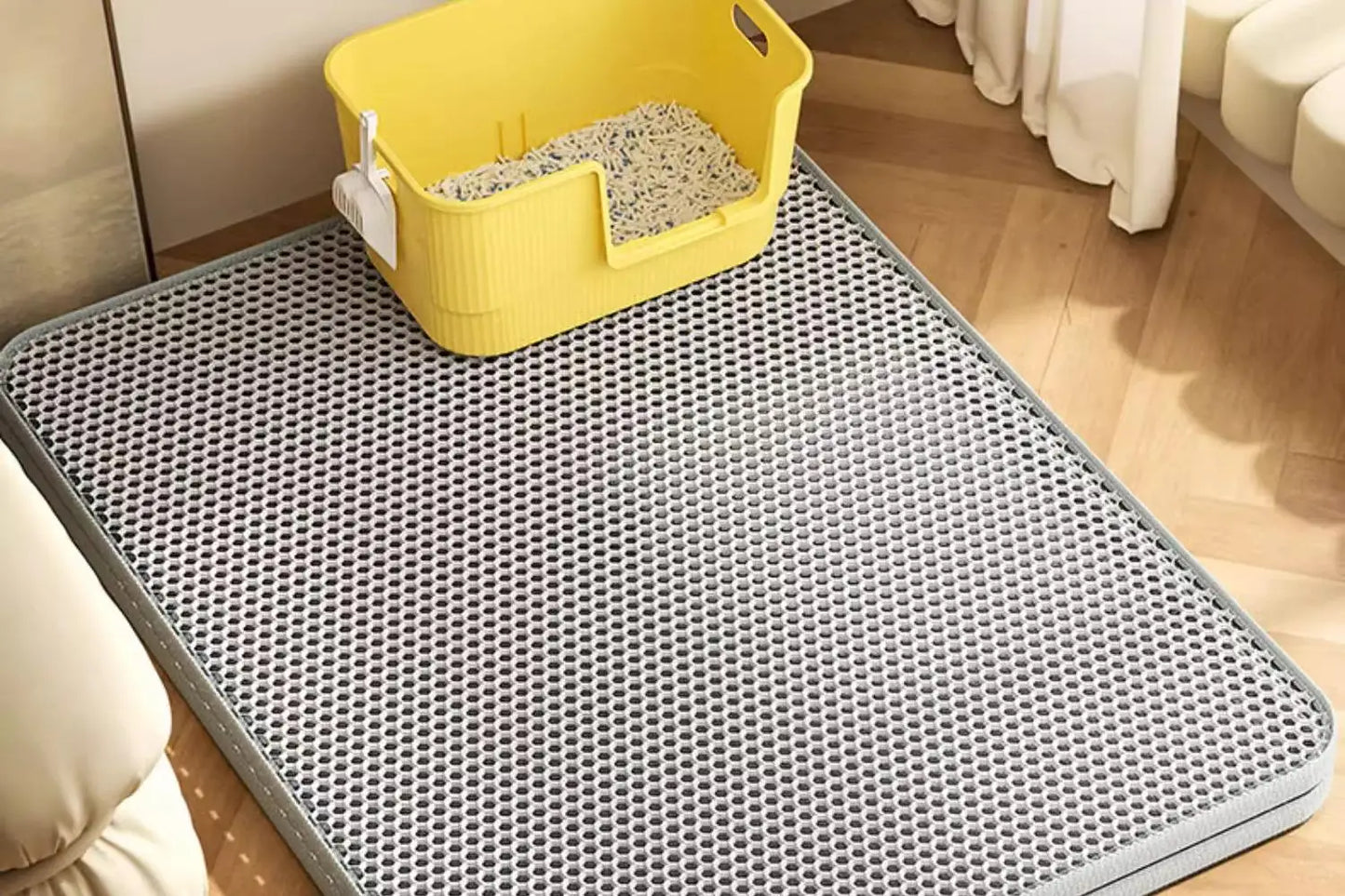 XL Washable Heavy Duty Cat Litter Mat
