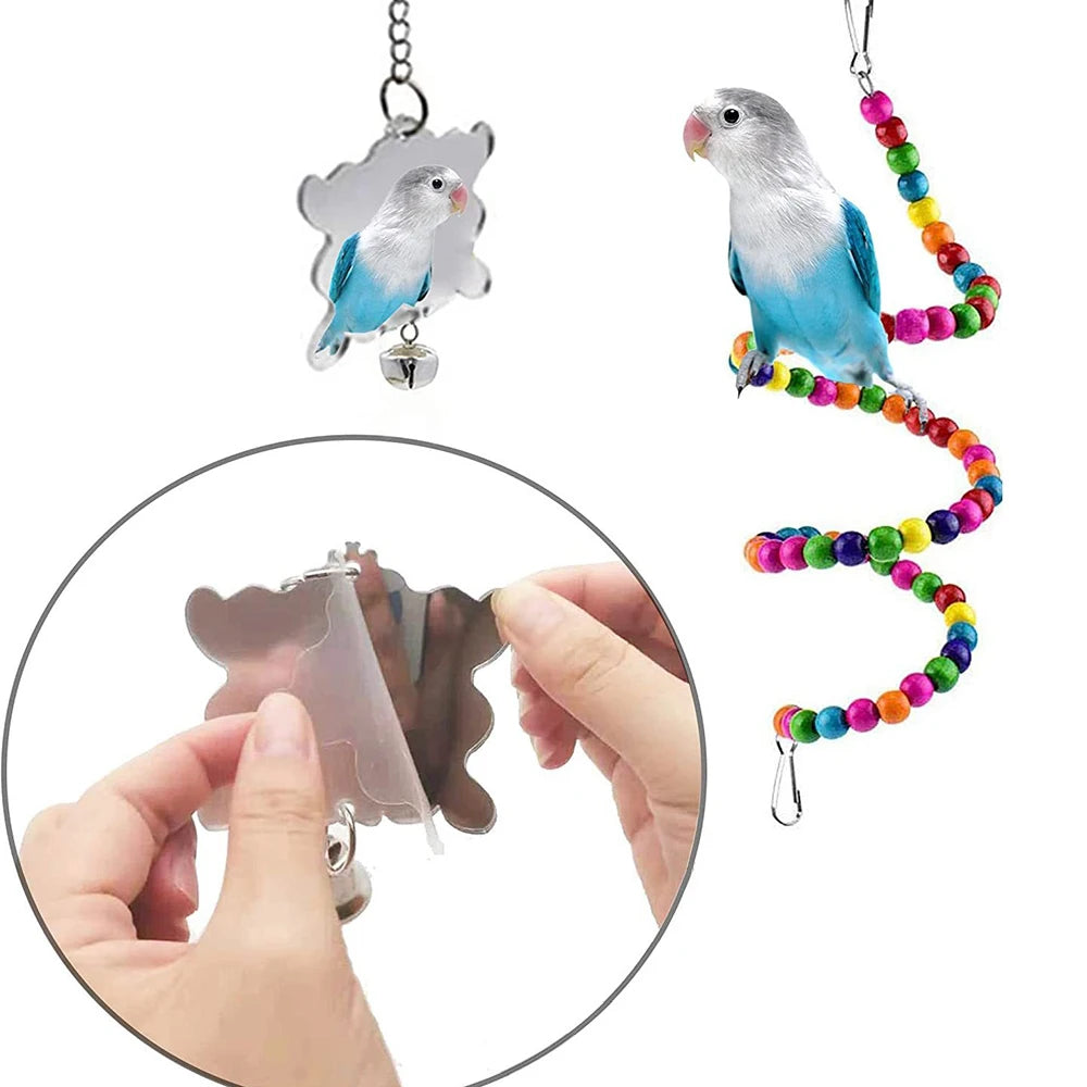 7PCS Parrot Cage Accessories