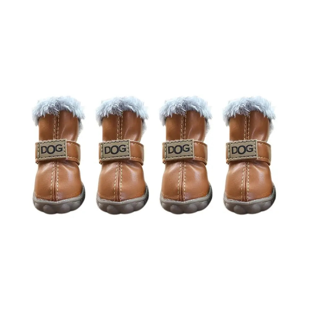 Waterproof, Non-Slip, Soft 4 Pc Snow Boots