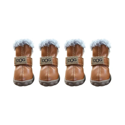 Waterproof, Non-Slip, Soft 4 Pc Snow Boots