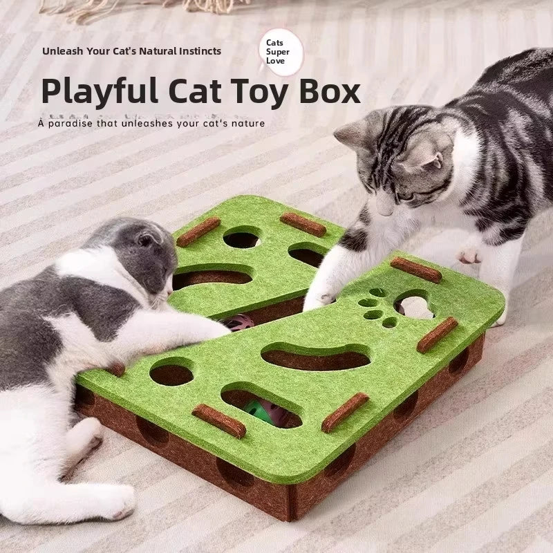 Felt Puzzle Toy Box