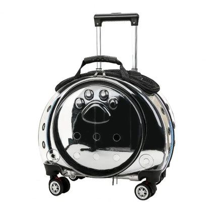Clear Ventilation Pet Trolley Case