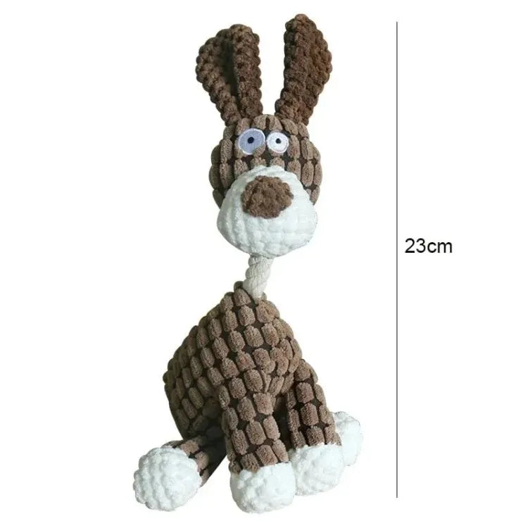 Plush Squeaky Puppy Interactive Chew Toys