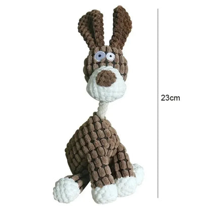 Plush Squeaky Puppy Interactive Chew Toys