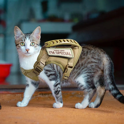 Tactical Walking Escape Proof Cat Harness