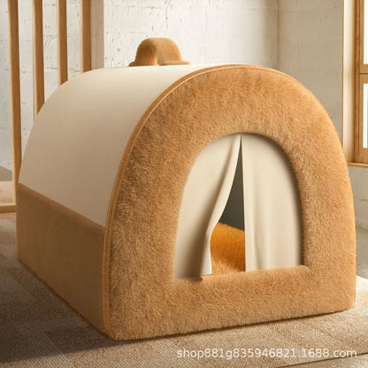 Enclosed Dog House