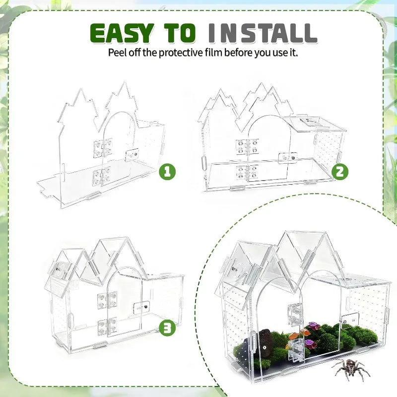 Acrylic Terrarium House/Breeding Cage