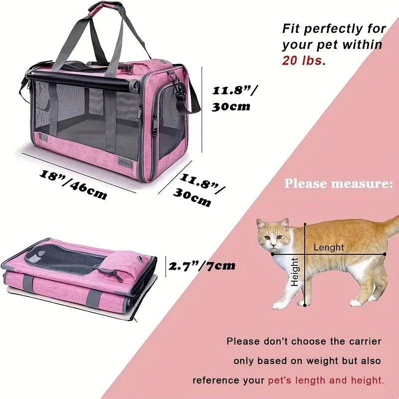 Airline Approved Soft Sided Pet Carrier Bag