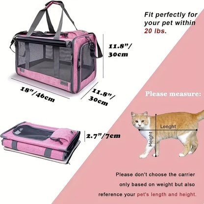 Airline Approved Soft Sided Pet Carrier Bag