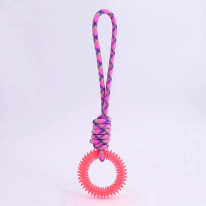Colorful Chew Resistant Nylon Rope Toy